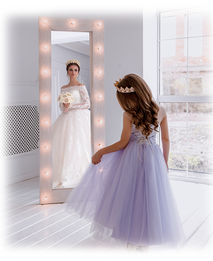 Свадебное платье из детской мечты